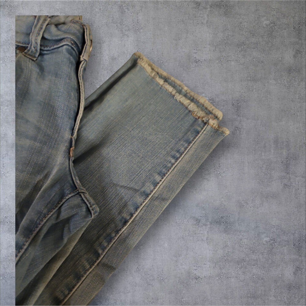 Wild Blue Faded Leggings SZ 1 - Picture 6 of 8